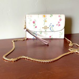 Coach Gemma clutch crossbody with wildflower print